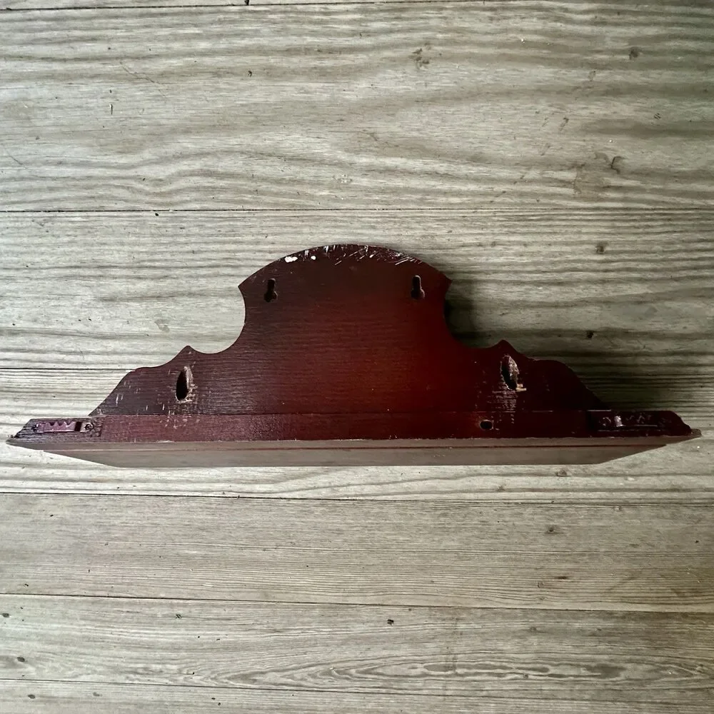 Vintage Solid Wood Wall Shelf Display Ledge Colonial Federal Traditional Decor